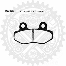 EBC SFA Brake Pads rear SFA086 1 Set For Sachs MadAss 125 2005