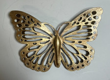 Gold Metal Double Butterfly