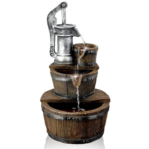 Garden fountain water feature - water,