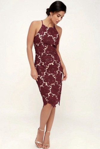 Nwt lulu burgundy lace - nwt, lulu’s