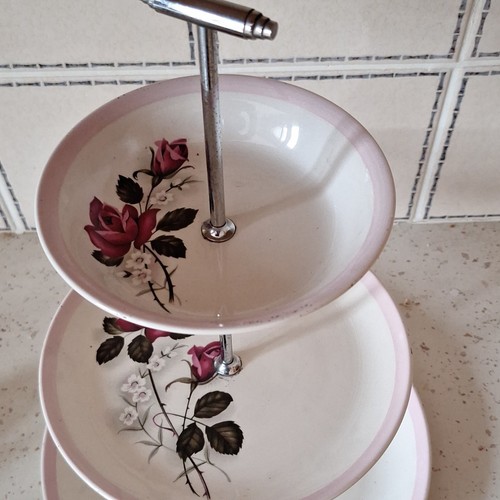 Vintage cake stand 3 - -, tier