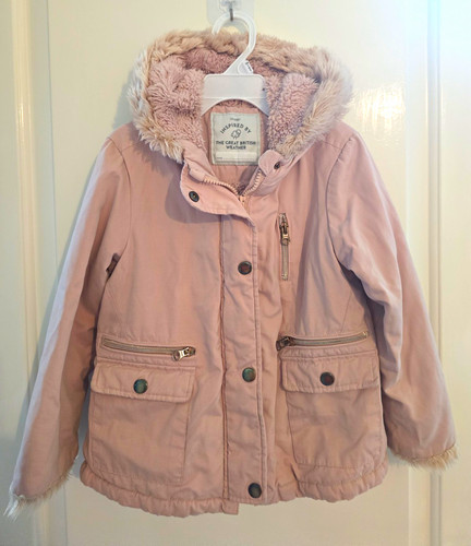 George girls pink hooded - george,