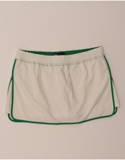 ZARA Womens Skort UK 14 Medium  White Viscose CC09