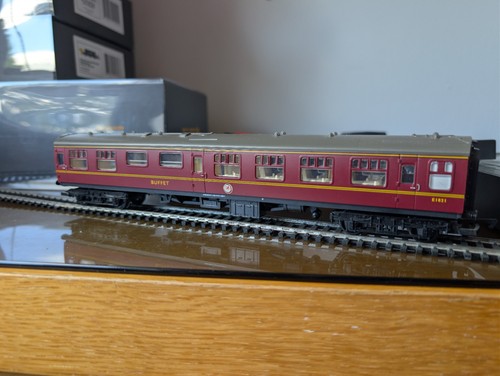 Rake maroon mk1 coaches - rake,