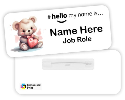 Hello name badge student - hello,