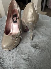 Schuh Champagne Swarovski