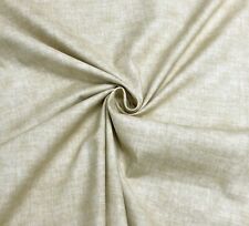 Linen Texture Cotton BLENDER Fabric Textured Plain Patchwork Quilt