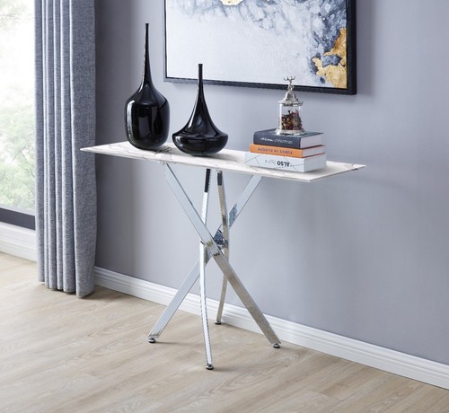 Leonardo console table white - console,