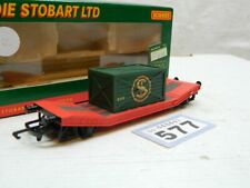 Hornby 00 Lowmac Wagon & Create Load Eddie Stobart 203 Box R6293A Ltd Edition