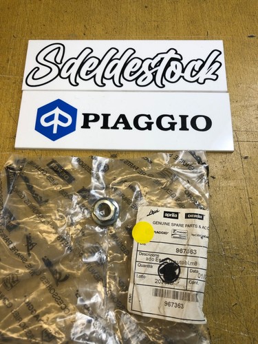Nut m8x1 piaggio aprilia - 1,