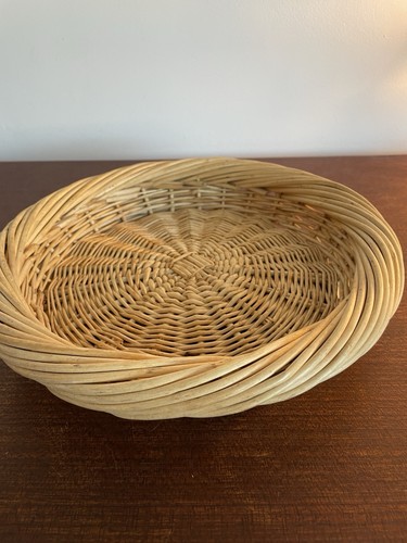 Retro wicker rattan fruit - retro,