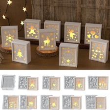 Elk Snowflake Pattern Resin