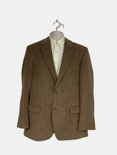 Vintage Cord  Corduroy Blazer Jacket Brown Mens Large Casual Country Gent
