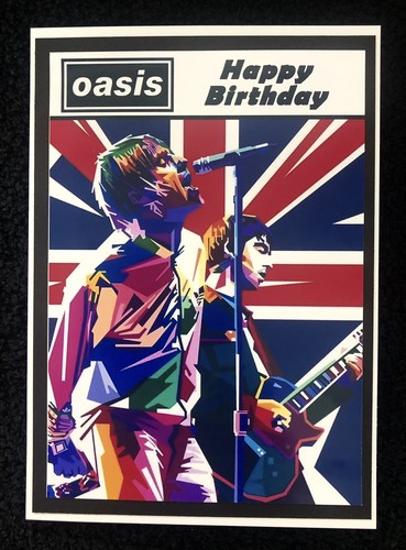 Oasis luxury birthday card - luxury,