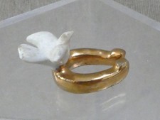 Vintage Cake Topper Bisque