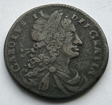 1682 Charles II Irish Half