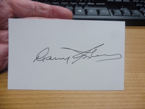 Gary sobers autograph - gary,