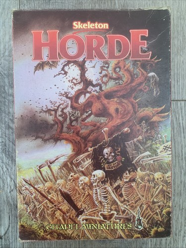 Warhammer skeleton horde - warhammer, box