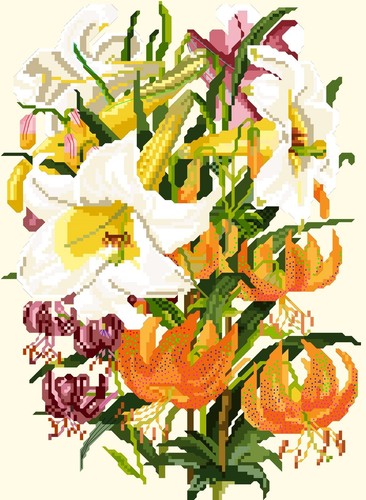 Mixed lilies counted - mixed,