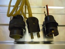 Vintage Original Bakelite Bayonet Adaptors - selection of Light Pendant Fittings