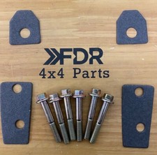 Land Rover Defender 90 110  Windscreen Bulkhead Bracket Bolts & Gasket Set 