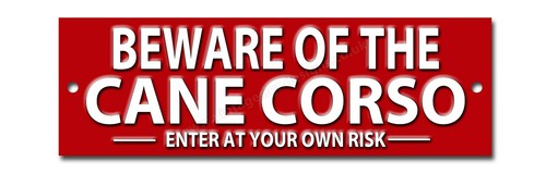 Beware the cane corso - cane,