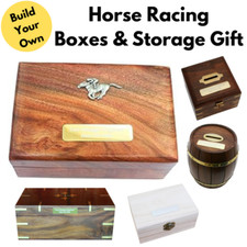 Horse Racing Wooden Boxes