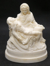 Small Pieta Statue, sign A.G