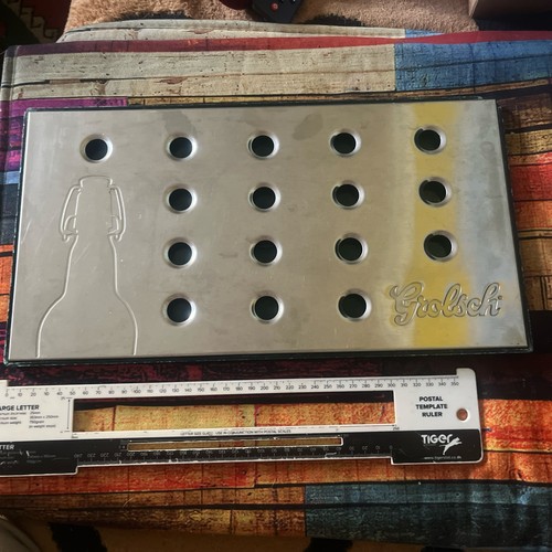 Vintage grolsch metal beer - vintage,