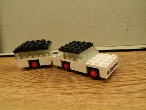 Lego town 623 white car - –,