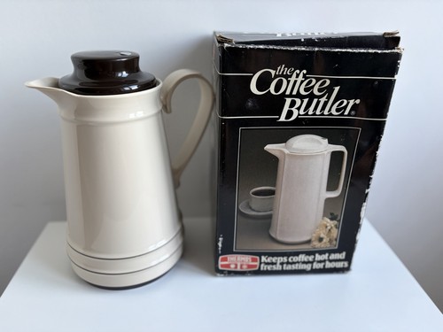 Vintage thermos coffee - thermos, butler
