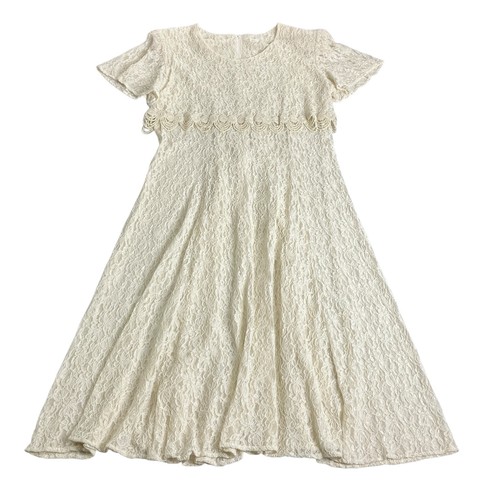 Vintage 80s lace - 80s, dress