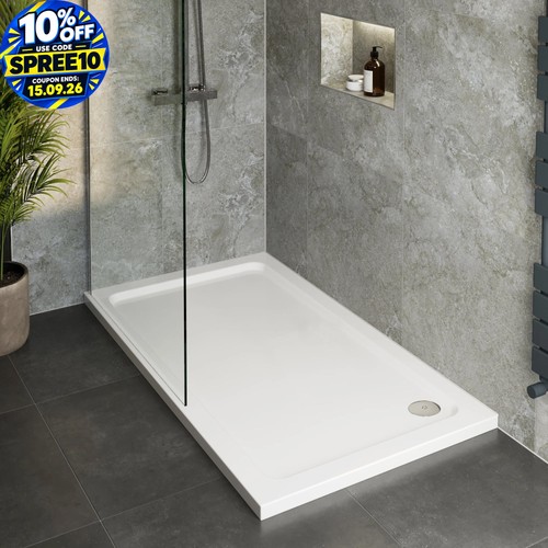Modern rectangle shower tray - modern,