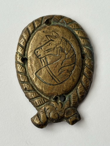 Antique horse harness badge - antique,