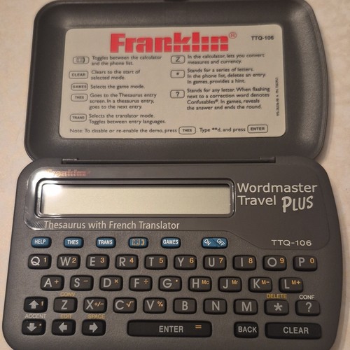 Franklin wordmaster travel - franklin,