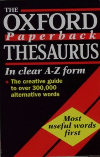 The oxford paperback thesaurus - oxford,
