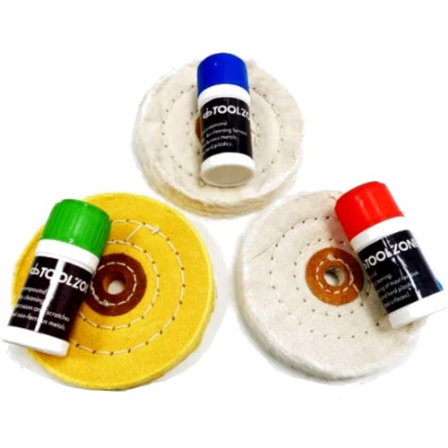 Toolzone 7pc metal polishing - 7pc,