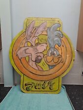 Vintage Wooden Plyboard Hand Painted Fairground Sign -Dafi Duck Advertising Sign