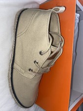 Superdry Men’s Skipper Chukka Shoes Natural Canvas UK6 EU40.