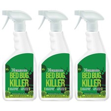Xterminate Bed Bug Insect Killer Eggs Control Pesticide Free Knock Down Kill 3L