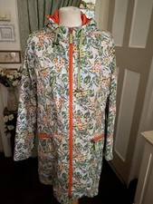 Joe browns Lady's Raincoat Mac Jacket 14 Pit2pit 22.5in L/weight Pretty