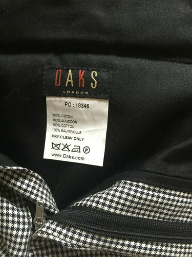 Daks check trousers