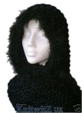 Knitwitz© RAVEN SPIRIT Hood