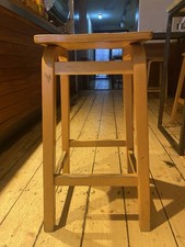 Vintage Wooden Stool School