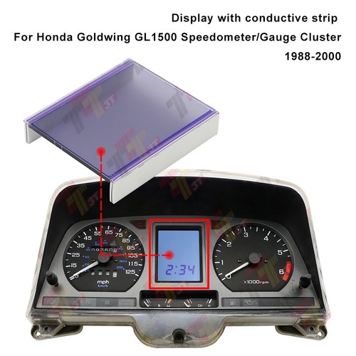 Display with conductive - , strip