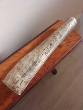 LARGE FAUX SCRIMSHAW RESIN