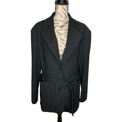 Topshop black belted women - black, women's