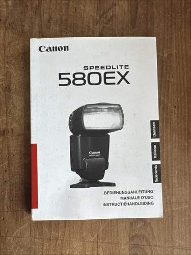 Canon speedlite 580ex user - canon,