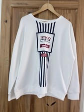 Tesco Value Sweatshirt White