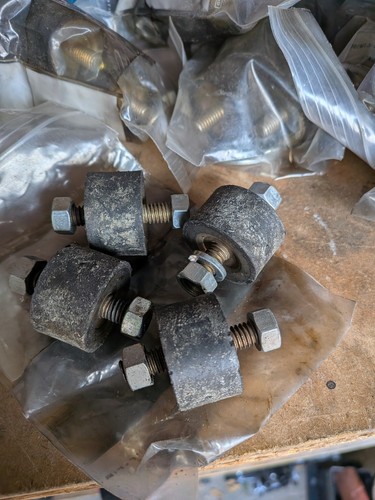 Anti vibration mounts pack of - anti-vibration, (pack